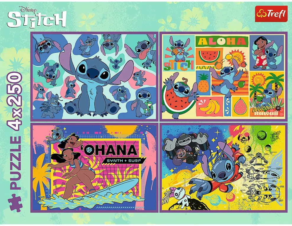 Puzzle 4w1. Stitch. 13311 - tantis.pl