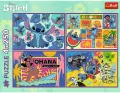 Puzzle 4w1. Stitch. 13311 - tantis.pl
