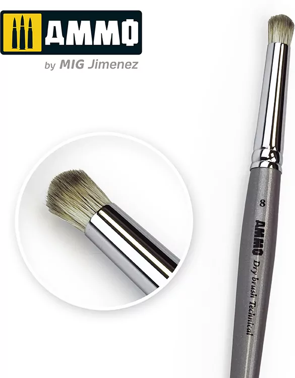 Ammo: Technical Brush - Drybrush 8 - tantis.pl