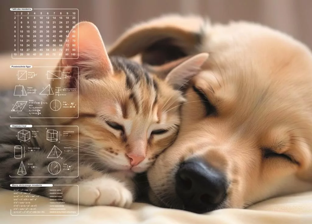 Mata na biurko z nadrukiem friendship - tantis.pl