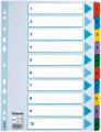 Przekładki A4, Esselte Mylar Numeryczne 1-10 - tantis.pl
