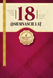 Karnet Urodziny 18