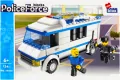 Klocki konstrukcyjne Alleblox Policja 134 elementy - tantis.pl
