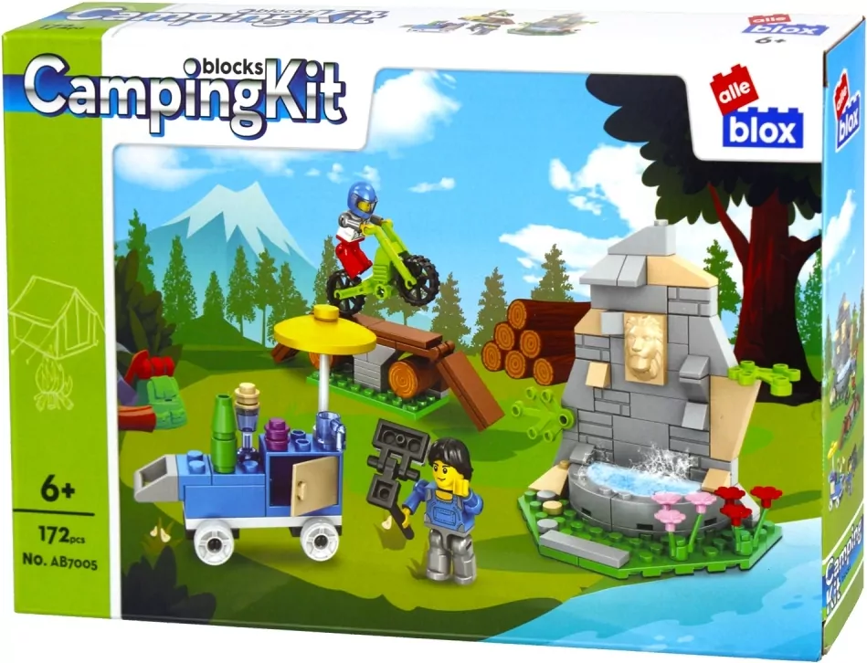 Klocki konstrukcyjne Kamping ALLEBLOX - tantis.pl