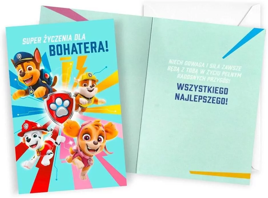 Karnet Urodziny Psi Patrol - tantis.pl
