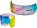 Linijka elastyczna tęczowa 15cm mix - tantis.pl