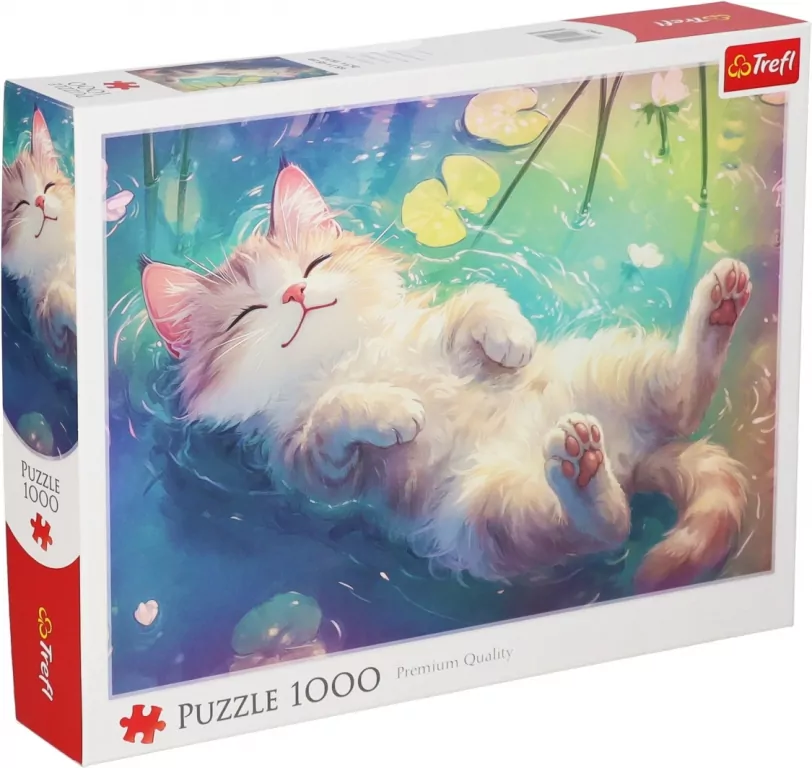 Puzzle 1000 Purrfekcyjny relaks TREFL - tantis.pl