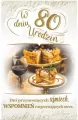 Kartka okolicznościowa Urodziny 80 - tantis.pl