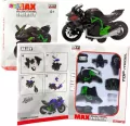 Motocykl do skręcania metalowy 1:14 - tantis.pl