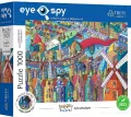 Puzzle 1000. Eye-Spy Sneaky Peekers Amsterdam TREFL - tantis.pl