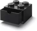 LEGO(R) pojemnik klocek z szufladą czwórka czarny - tantis.pl