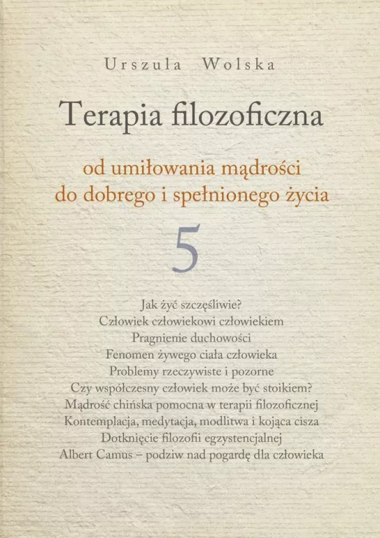 Terapia filozoficzna T.5 - tantis.pl