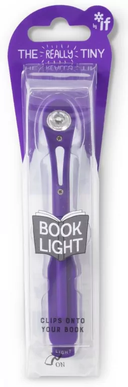 Lampka do książki purpurowa - tantis.pl
