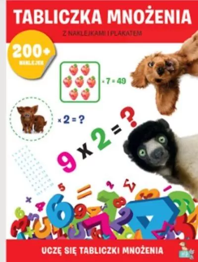 Tabliczka mnożenia z naklejkami i plakatem - tantis.pl