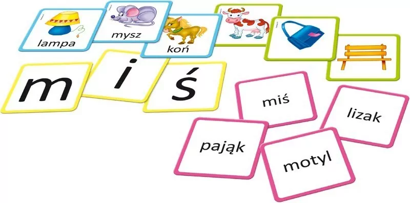 Zabawa w czytanie. Zestaw edukacyjny do nauki czytania - tantis.pl