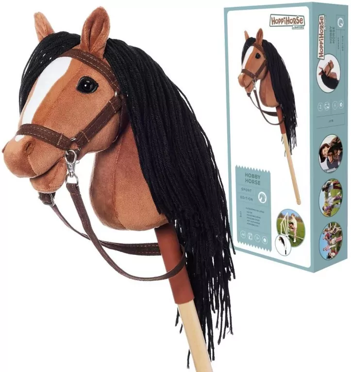 Hobby Horse A4 ciemny brąz - tantis.pl