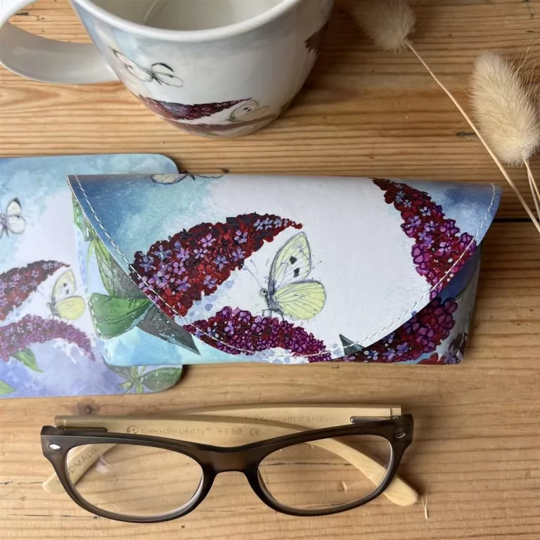 Etui na okulary GL18 Motyle i budleja - tantis.pl