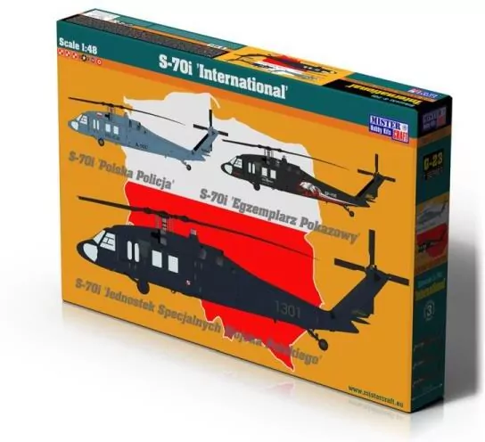 Model helikoptera do sklejania Sikorsky S-70i International 1:48 - tantis.pl