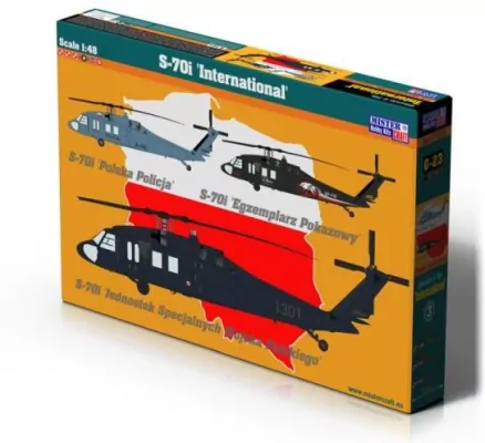 Model helikoptera do sklejania Sikorsky S-70i International 1:48