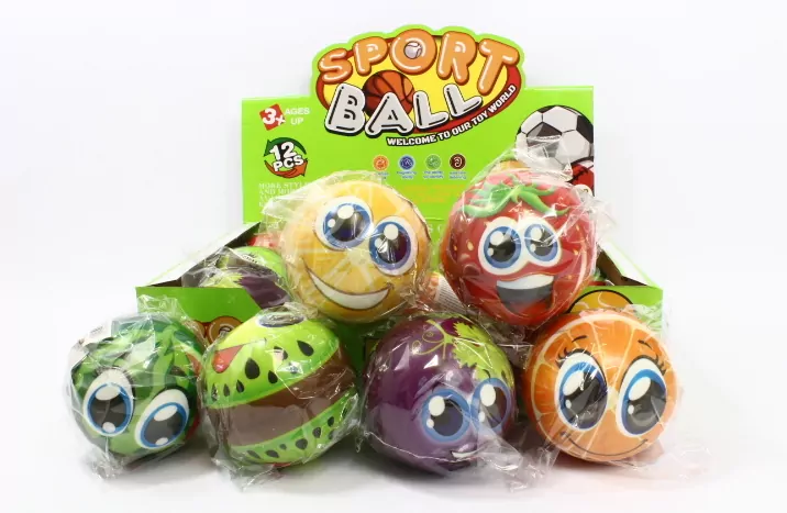 Piłka. Owocowa buźka 10cm - tantis.pl