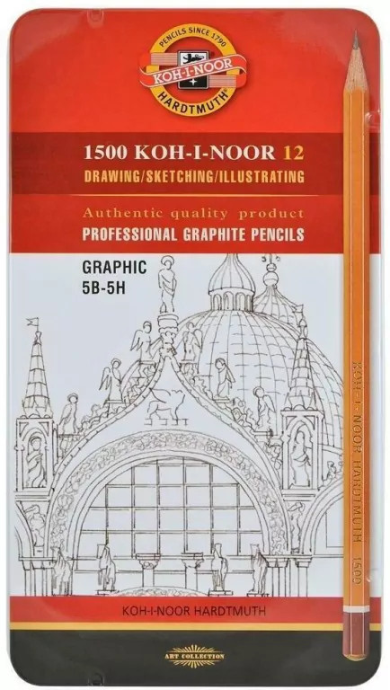 Ołówek grafitowy 1502/III 5B-5H - tantis.pl