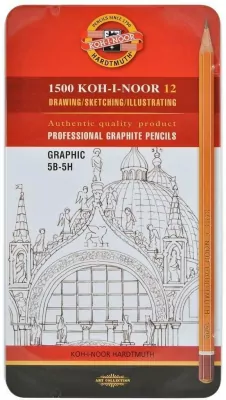 Ołówek grafitowy 1502/III 5B-5H