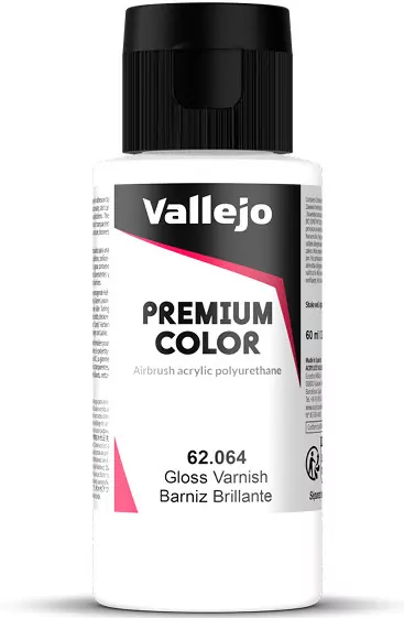 Vallejo: 62.064 - Premium Color - Gloss Varnish (60 ml) - tantis.pl