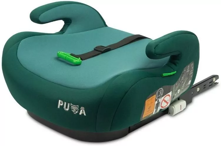 Caratero Fotelik Puma szmaragdowy (125-150cm) - tantis.pl