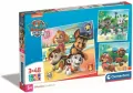 Clementoni. Puzzle 3x48. Super Kolor. Psi Patrol - tantis.pl