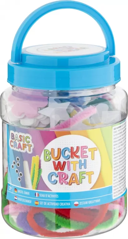 Wiaderko do rękodzieła niebieski - tantis.pl