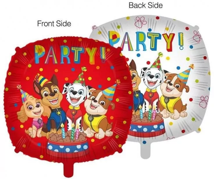 Balon foliowy 46cm. Psi Patrol Party - tantis.pl