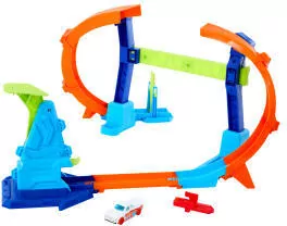 Hot Wheels. Mistrzowski skok na pętli. Tor wyścigowy - tantis.pl