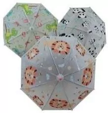 Parasol dziecięcy z gwizdkiem Zwierzątka mix - tantis.pl