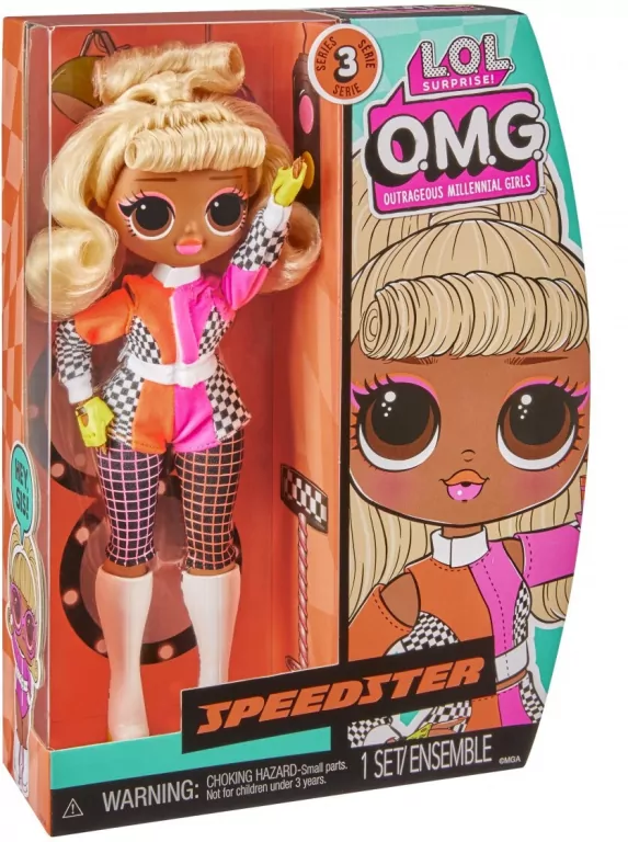 LOL Surprise OMG HoS Doll S3 - Speedster (3szt) - tantis.pl