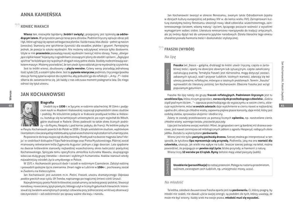 Opracowania lektur i wierszy. Szkoła podstawowa, Klasa 4-6 - tantis.pl
