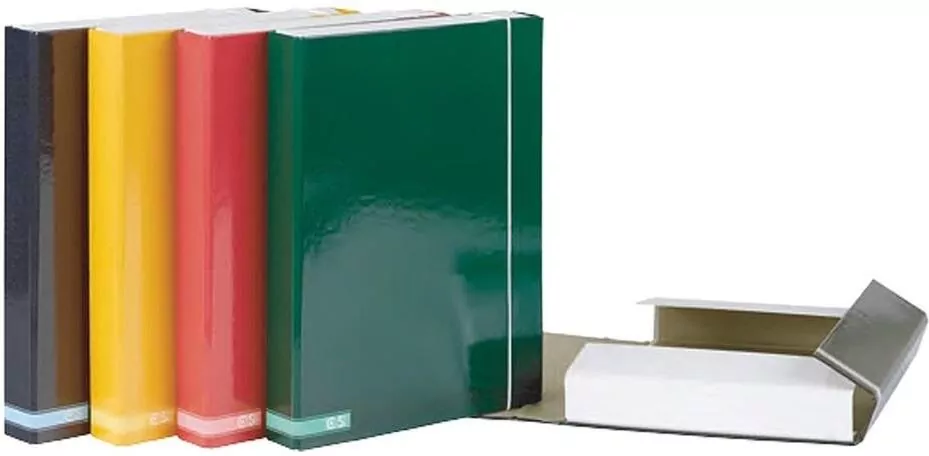 Teczka Box A4 na gumkę Classic Colors mix - tantis.pl