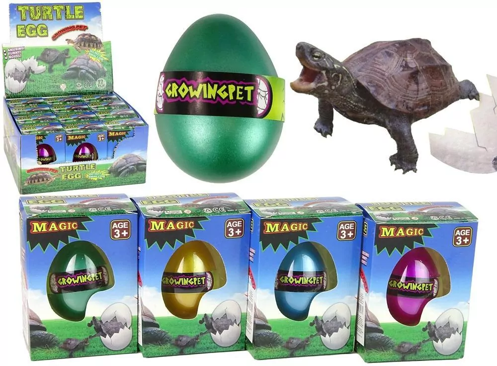 Wykluwające się magiczne jajko zółtwia 6cm - tantis.pl