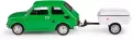 Fiat 126p + przyczepa Niewiadów Krótka zielony - tantis.pl