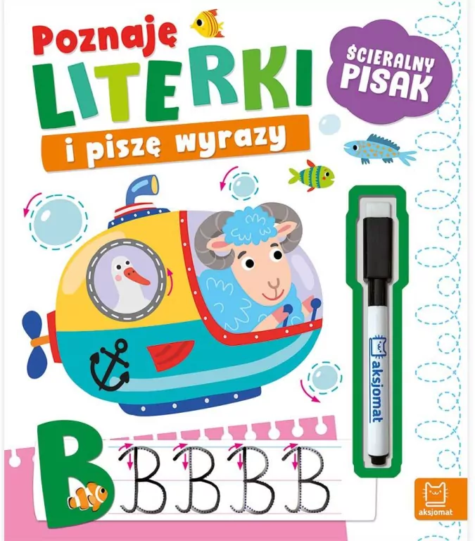 Poznaję literki i piszę wyrazy. Ścieralny pisak - tantis.pl