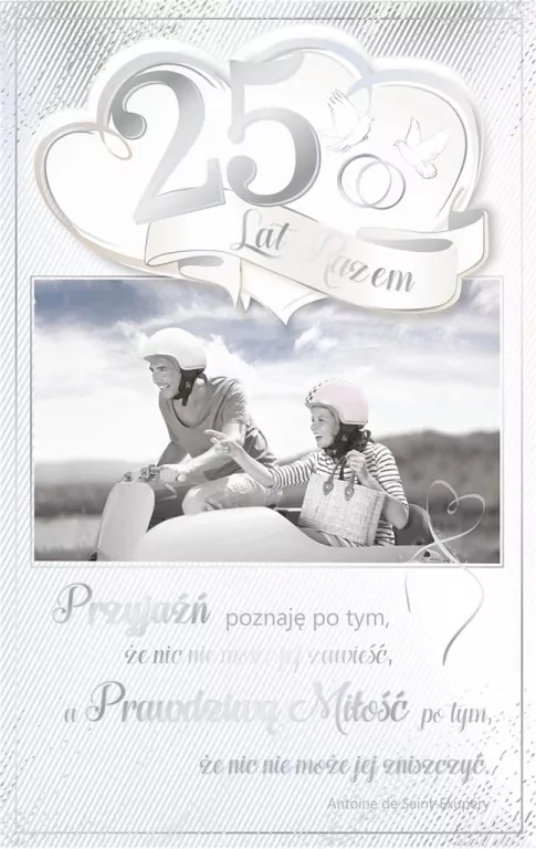Kartka okolicznościowa. Rocznica Ślubu. RS04 - tantis.pl