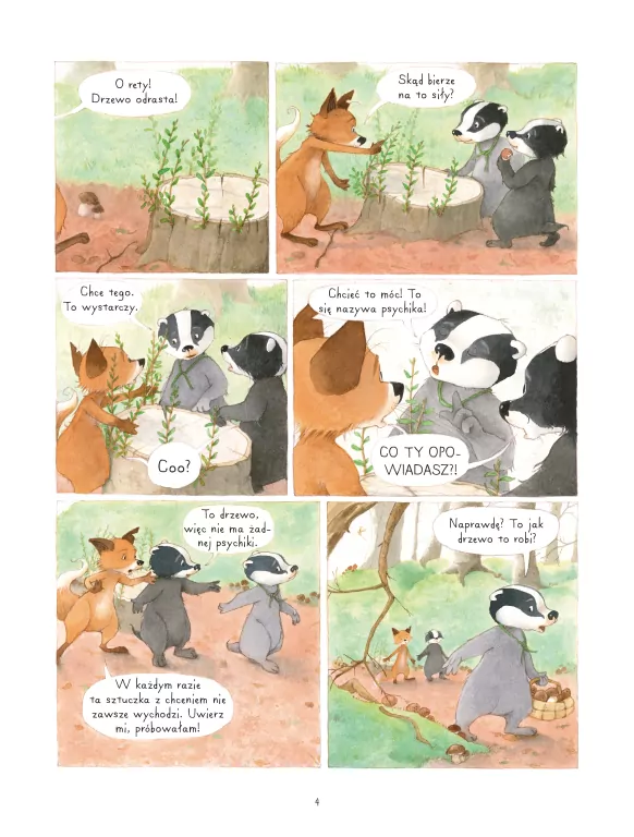 Drzewa. Rodzina Borsuków i Lisów przedstawia. Mój pierwszy komiks 5+. Tom 2 - tantis.pl
