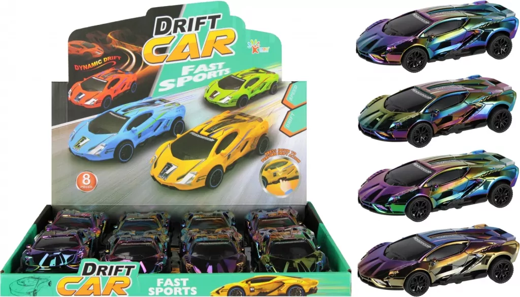 AUTO WYSCIG DRIFT P/B 16CM MIX4MC DISP 8/144/288 - tantis.pl