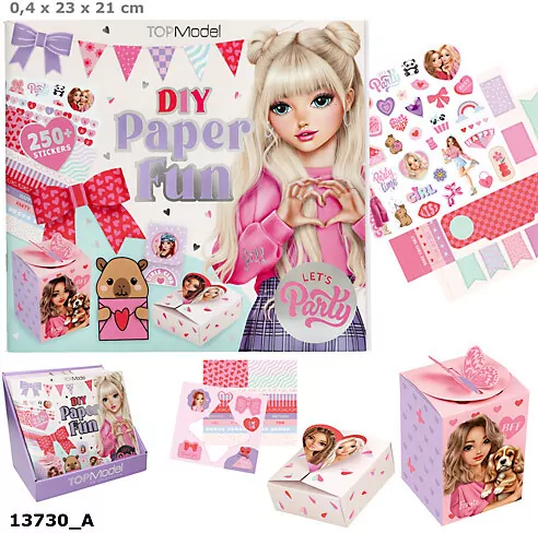 Zestaw kreatywny Paper Fun DIY Top Model 13730A - tantis.pl