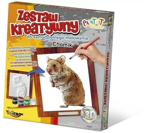 Zestaw Kreatywny do malowania. Chomik - tantis.pl