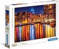 Puzzle 500. High Quality Collection. Amsterdam nocą - tantis.pl