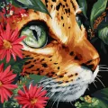 Malowanie po numerach - Bezdenne oczy 40x40cm - tantis.pl