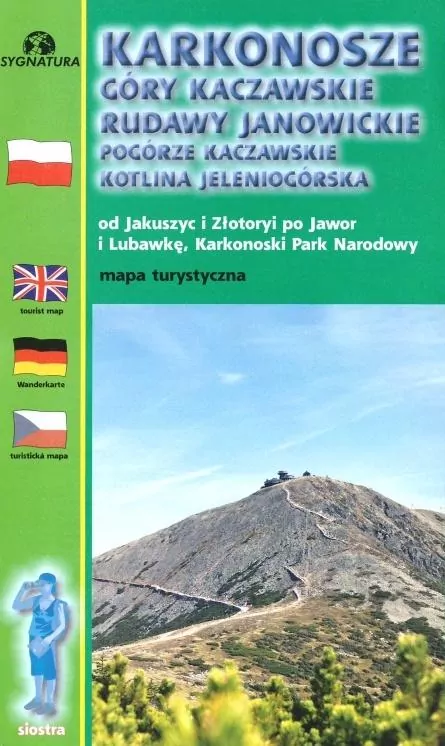 Karkonosze. Góry Kaczawskie. Mapa turystyczna 1:50 00 - tantis.pl