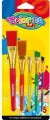 Pędzelki akrylowe. Jumbo. Colorino Kids. 5 sztuk - tantis.pl