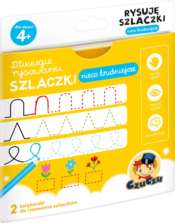 CzuCzu. Rysuję szlaczki nieco trudniejsze. Dłuuugie rysowanki - tantis.pl