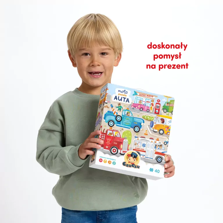 CzuCzu. Moto puzzle Auta 3+ - tantis.pl